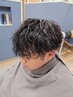 メンズカット＋パーマ
