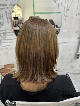 サル(saru) #ケアブリーチ × #切りっぱなし