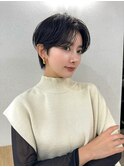 大人ハンサムショート地毛風ストレート銀座
