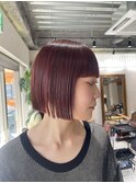 【ADORE横浜】ボブ×ボルドー