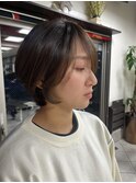 大人ショートボブ／ショートボブ／丸みショート