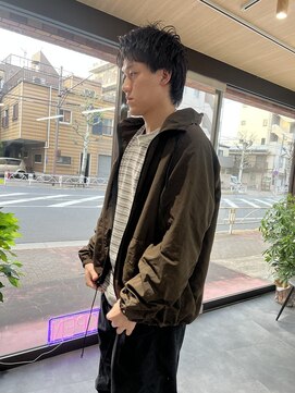 ヌーク 押上店(NooK) 襟足/刈り上げない/伸ばしかけ/ウルフ/ナチュラル