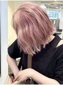ピンクアッシュ/ケアブリーチ/ブリーチ/表参道/原宿