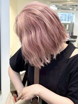 ラック 表参道(LUCK)&nbsp;ピンクアッシュ/ケアブリーチ/ブリーチ/表参道/原宿