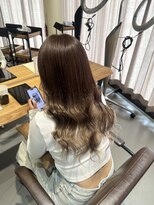 ハロ 蕨(HALO)&nbsp;インナーホワイト×アッシュブラウン  【木村 波果】