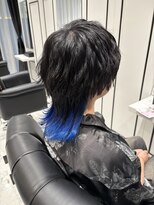 ゼノ(Xeno)&nbsp;襟足ブルーマッシュウルフ