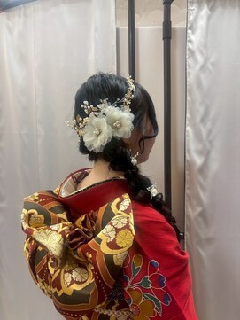 エッジ(EDGE) 振袖×編み下ろし和装アレンジ