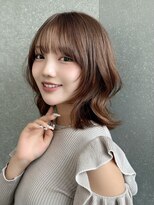 ロンドイディールバンダイ 新潟万代(Lond ideal) ミディアムレイヤー×くびれ巻き