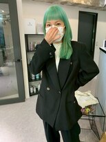 ペレ 原宿(PELE)&nbsp;イメチェン/ピンクベージュ/アンブレラカラー/前髪/原宿