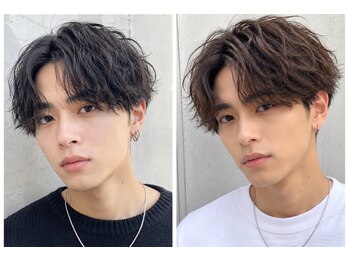 キーン 渋沢(KEEN.)の写真/【当日予約◎】トレンドヘアやビジネスマンの方にメンズパーマが大好評★眉カット/メンズ/メンズカット