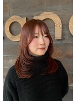 カノエ 山口小郡店(canoe)&nbsp;ピンクブラウン×レイヤー