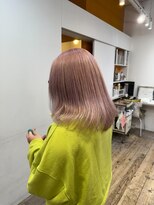プシュケ(PSYCHE)&nbsp;顔周りカット透け感艶カラールーズヘアナチュラルストレート