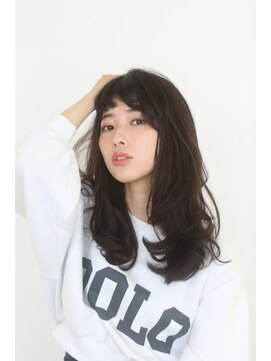 エシカル(ethical) ショートバングの愛されゆるウェーブ、