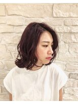 ゾンネ(ZONNE)&nbsp;【ZONNE】モテ髪バイオレットひし形ボブ