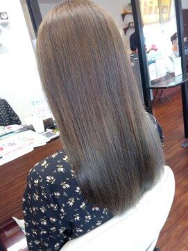 トリコヘアー Tlico Hair グラデーション カーキグレージュ