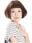 無邪気な甘さを与えるマッシュボブ
