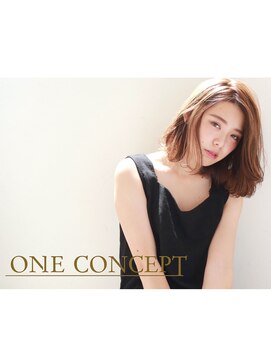 ワンコンセプト(ONE CONCEPT) 【ONE CONCEPT】大人女性のための透明感ボブ