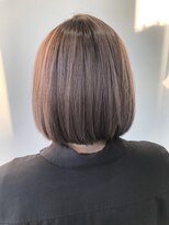 テクライズ 豊橋店(TECHRISE) 前下がりミニボブ×ラベンダーベージュ