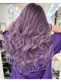 ラベンダーパープルアッシュスタイル☆