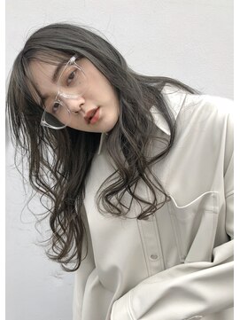 ゴッソホリエ(gosso horie) グレージュ×ウェーブロング