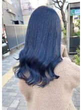 ロンムー(ronmuu) 大流行の青髪♪ コリアンブルー♪/ 韓国ヘア/ケアブリーチ