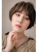 大人かっこいい小顔ハイライトミニボブ305Z戸田公園10代20代30代