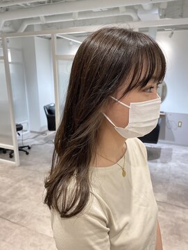 トッカ 浅草店(tocca) 【抜け感たっぷり☆シアベージュインナーカラー】