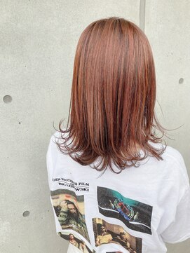 トータルビューティー クレド(TOTAL BEAUTY Credo byHAIR TIME) コーラルオレンジカラー