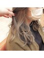 アグ ヘアー エルモ 松山大街道店(Agu hair elmo) 巻いたときに見えるグレージュカラーが可愛い！