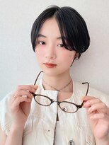 サンド 表参道(sand)&nbsp;前下がりショートボブ大人可愛い