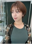 ショート/小顔ショート/ショートボブ/顔周りカット/銀座一丁目