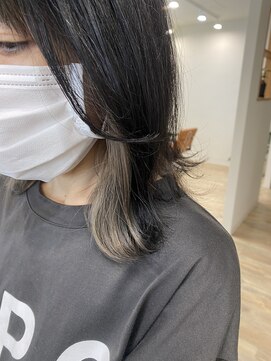 ギフト 甲府店(gyfu&) ミルクティーベージュインナーカラー☆