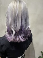 リンダイーロ(Linda Hiro)&nbsp;【札幌円山】ダブルカラー/デザインカラー/ホワイト/パープル