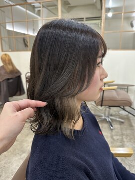 メール(mer) 透け感グレージュ