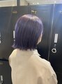 オーブ ヘアー ブルーム 西新店(AUBE HAIR bloom) ブリーチ必須☆ラベンダーカラー