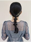 京都ヘアセット/ヘアアレンジ/お呼ばれヘア/結婚式ヘア