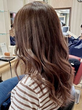 ヘアークリアー せんげん台 大人可愛い20代30代40代 ピンクベージュ ハイライト