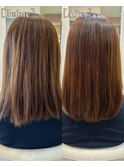 縮毛矯正 BEFORE&AFTER