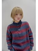 ブロンド クラゲヘアー