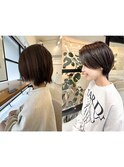絶壁解消・ひし形・大人ショートボブ【川野指名限定スタイル】