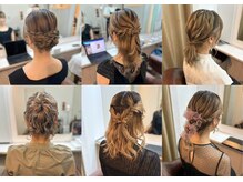 可愛いヘアアレンジが大人気♪ ご予定の前に是非ご予約下さい♪