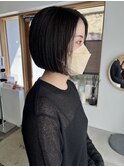 前下がりボブ