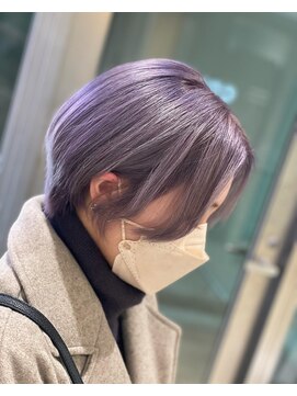 アマレット(Amaretto) ハンサムショート×ラベンダーアッシュ