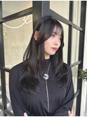 コリアンブラック×レイヤーカット