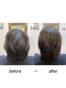 アミエ(ami e) 髪質改善カット・髪質改善・縮毛矯正・白髪染め・白髪ぼかし