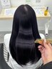 【土日祝限定】【色持ち&手触り感動♪】カット＋髪質改善カラー￥17600→