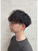 ツーブロマッシュ×ゆるツイスパ