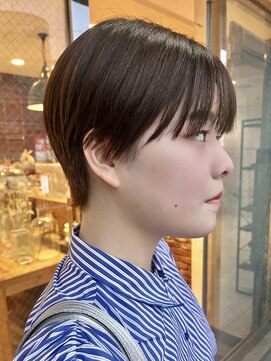 ボコカ(bococa) 【Vicky指名】中性マッシュショートカットベージュカラー