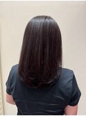 ツヤ髪ストレート結べるボブ＊アッシュブラック＊20代30代
