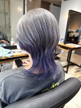 アンデイ(unday) シルバーインナーパープルカラー